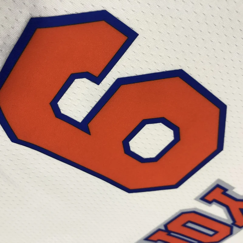 New York Knicks Basketball Jersey White #9 BARRETT