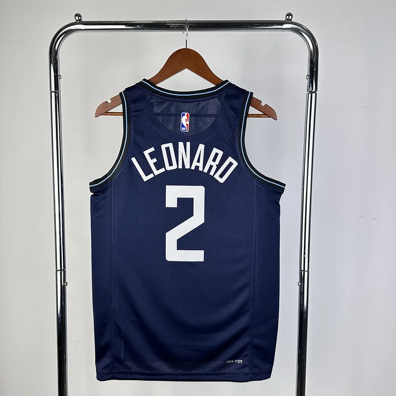 2024 Season   NBA Los Angeles Clippers Basketball jersey   city version  #2   LEONARD