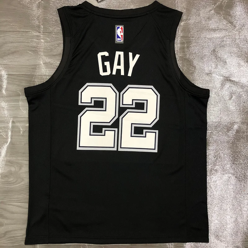 2021 San Antonio Spurs Basketball Jersey city version #22 GAY