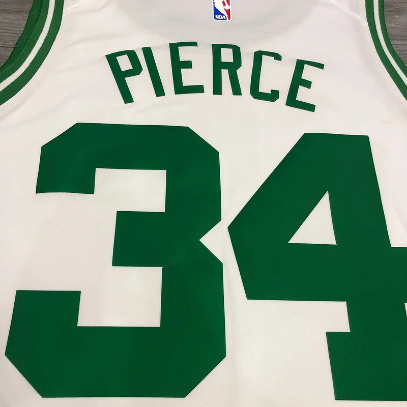 NBA Boston Celtics Basketball Jersey Retro White #34 PIERCE