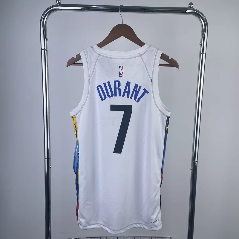 2023 Season Brooklyn Nets Basketball jersey city version #7 DURANT