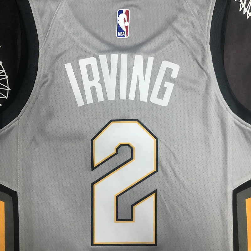 2018 Cleveland Cavaliers Basketball Jersey Gray #2 IRVING