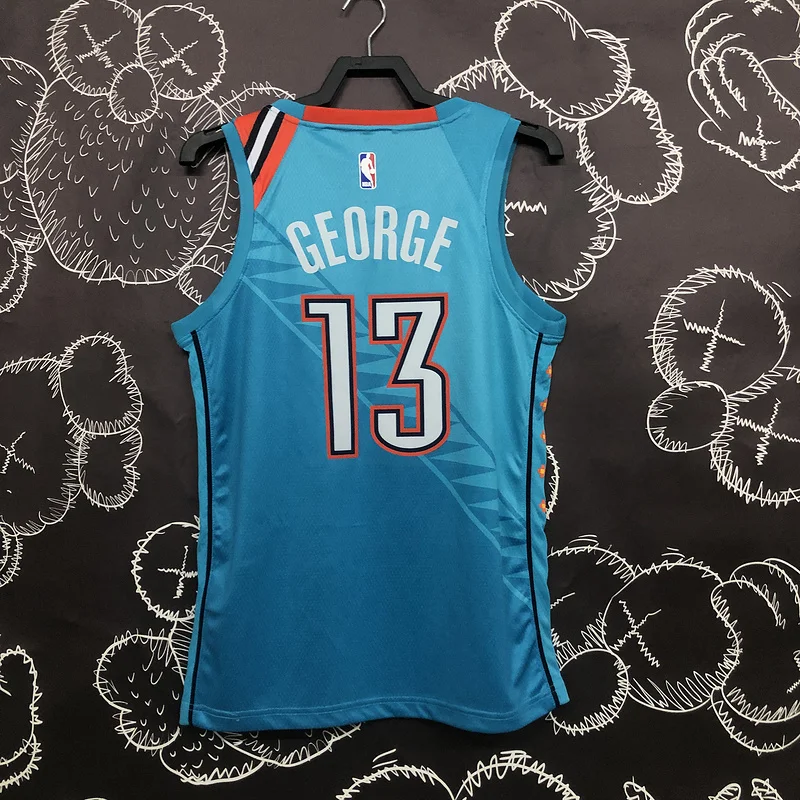 2019 NBA Oklahoma City Thunder Basketball Jersey city version #13 GEORGE