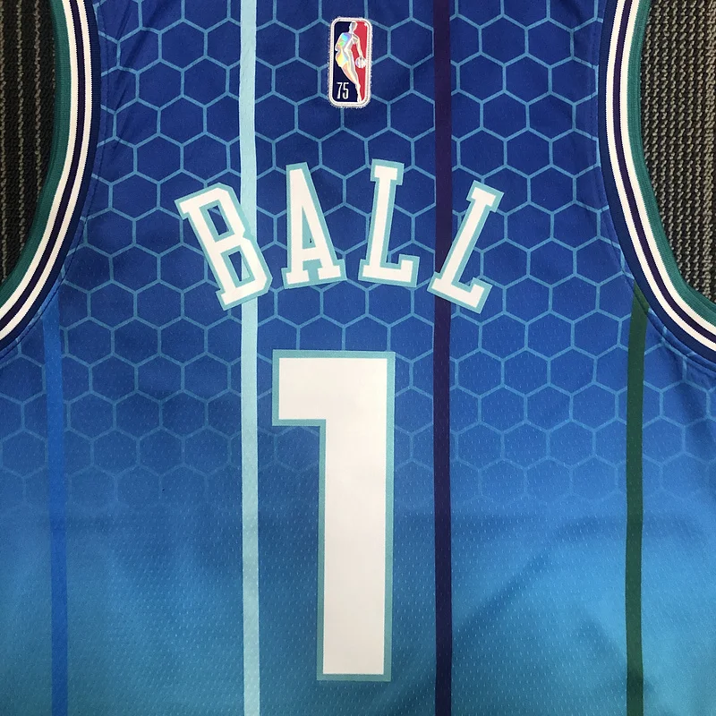 2022  Charlotte Hornets Basketball Jersey   city version #1  BALL