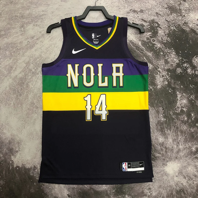 2023 New Orleans Pelicans Basketball jersey  city version  #14  INGRAM