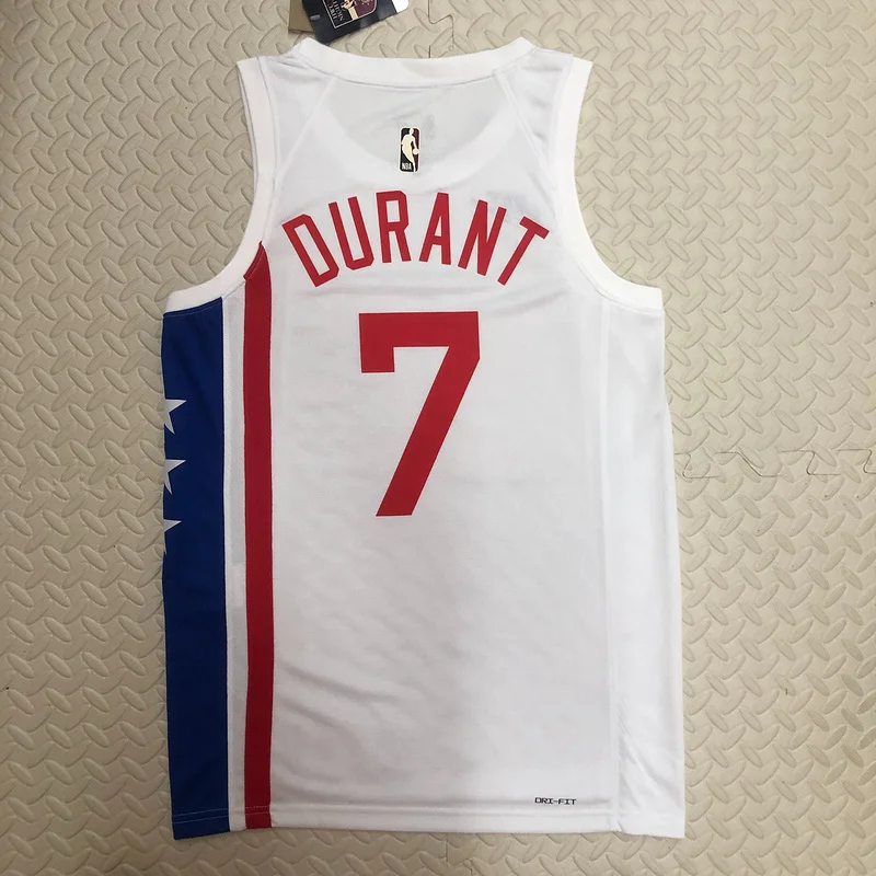 2023 Season Brooklyn Nets Basketball jersey Retro #7 DURANT