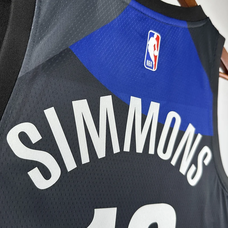 2024 Season Brooklyn Nets Basketball jersey city version #10 SIMMONS