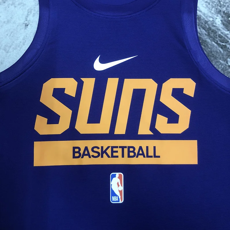 2023 Season NBA Phoenix Suns Basketball jersey Purple training vest