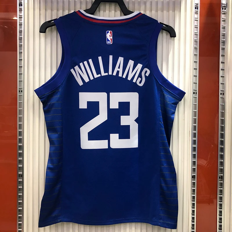 2020 Season NBA Los Angeles Clippers Basketball jersey  limited   Blue  #23   WILLIAMS