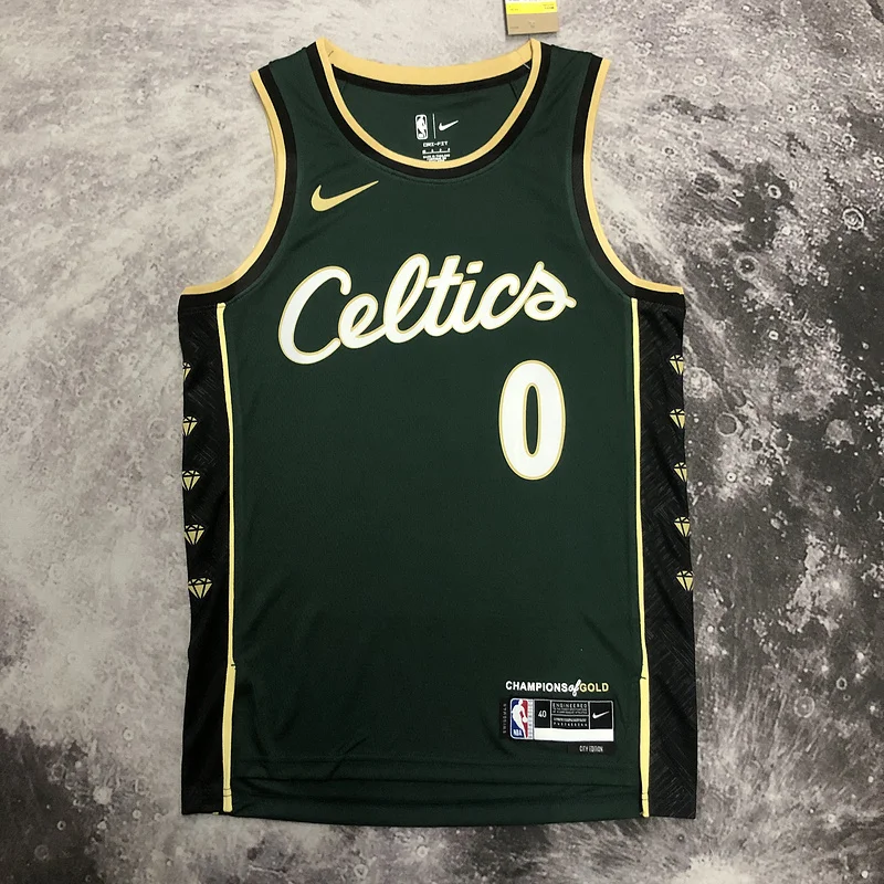 2023 Season NBA Boston Celtics Basketball Jersey city version #0 TATUM