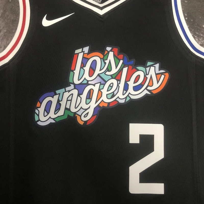 2023 Season   NBA Los Angeles Clippers Basketball jersey   city version  #2   LEONARD