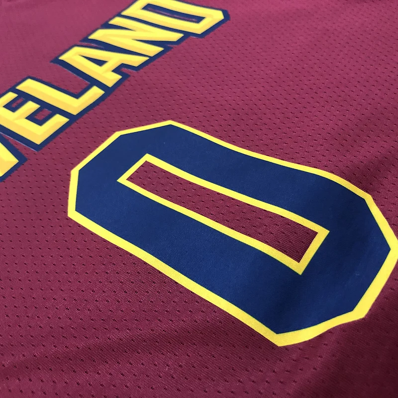 2017 Cleveland Cavaliers Basketball Jersey Red #0 LOVE