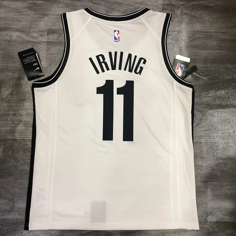 Brooklyn Nets Basketball jersey V-neck  White #11 IRVING