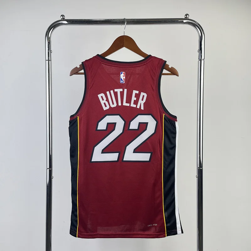 2023 Season NBA Miami Heat basketball jersey trapeze limited #22 BUTLER