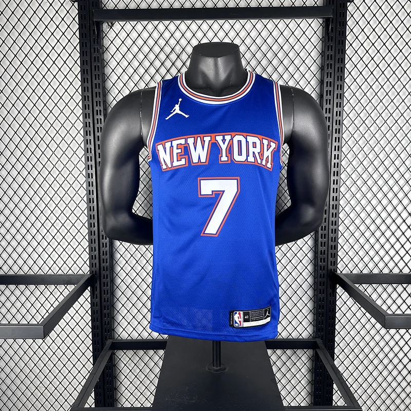 2021 New York Knicks Basketball Jersey trapeze limited #7 ANTHONY