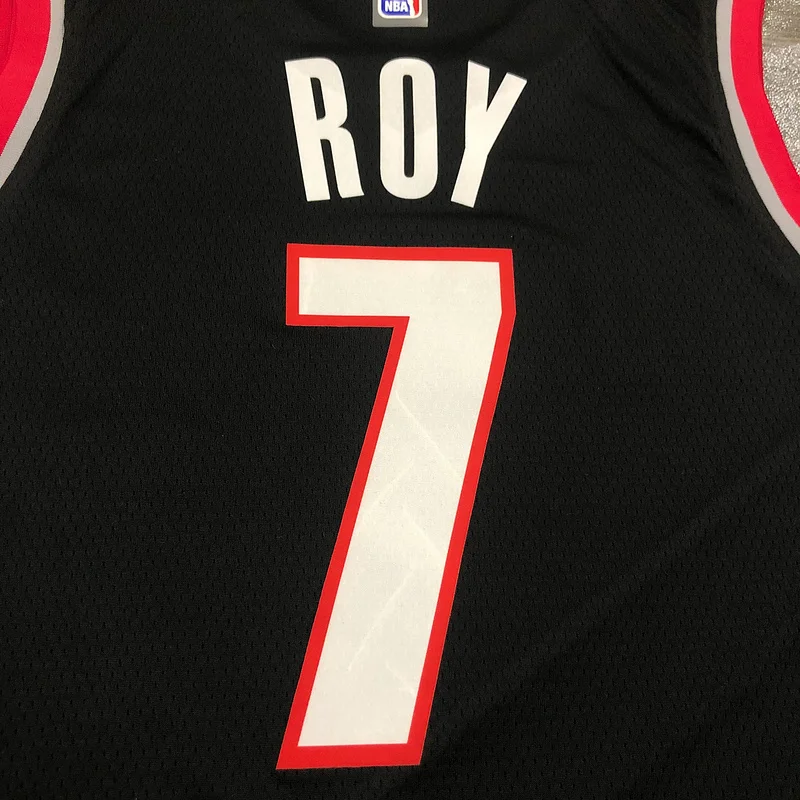 2021 Portland Trail Blazers Basketball Jersey Black #7 ROY