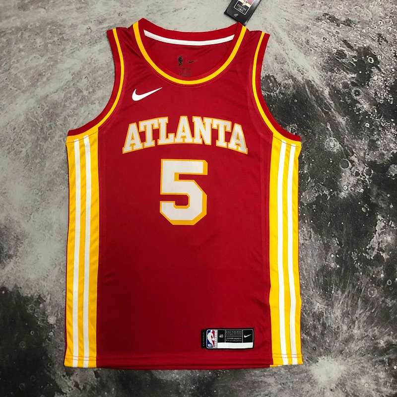 NBA Atlanta Hawks Basketball Jersey Red #5  MURRAY