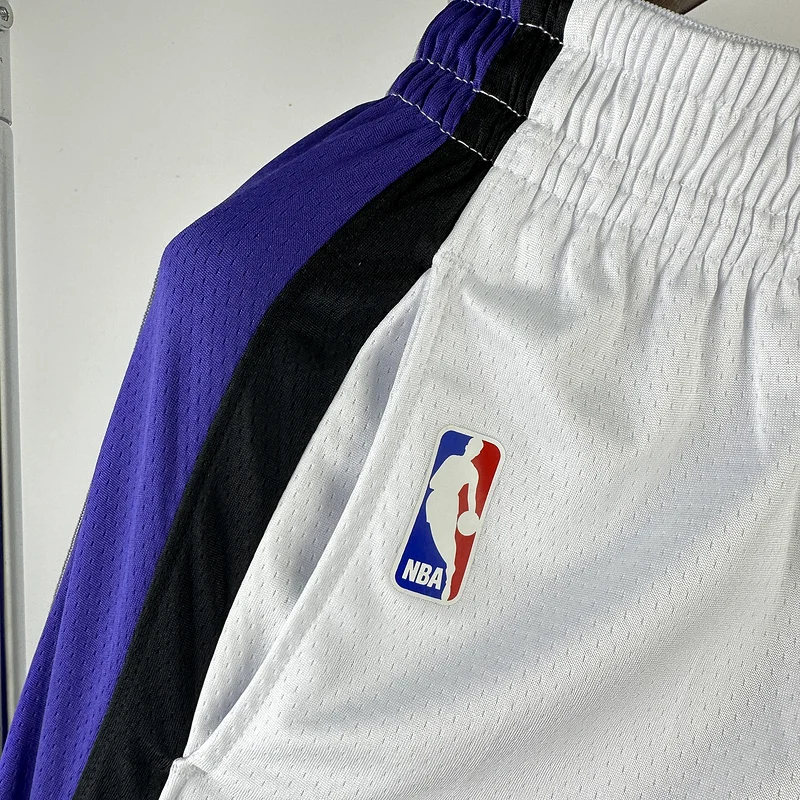 2024 Sacramento Kings Basketball Home White Shorts