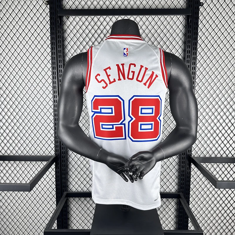 2024 Houston Rockets Basketball Jersey city version #28 SENGUN