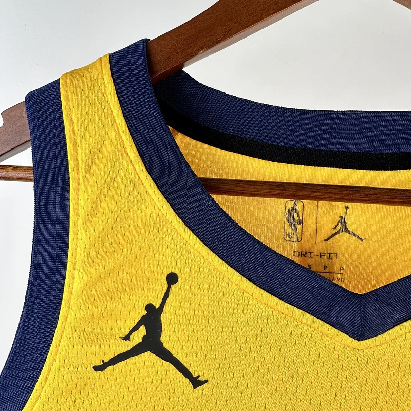 2023 Indiana Pacers Basketball Jersey trapeze limited #0 HALIBURTON