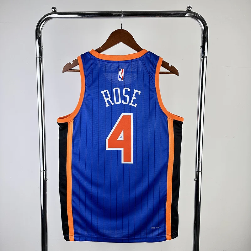 2024 New York Knicks Basketball Jersey city version #4 ROSE