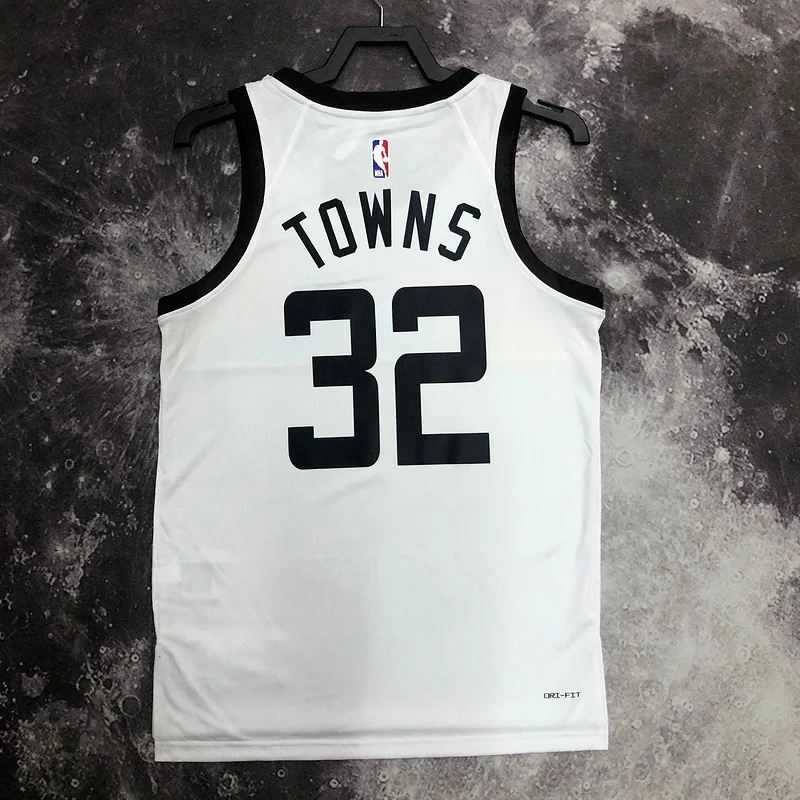 2023 Minnesota Timberwolves Basketball Jersey city version #32 TOWNS