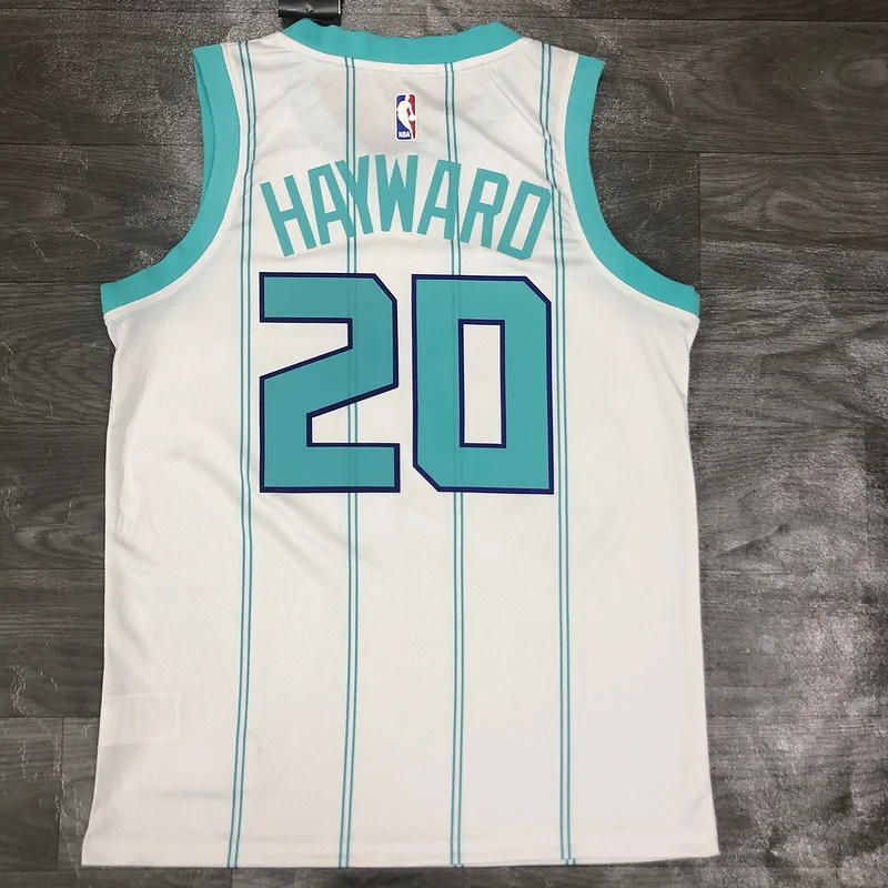 2020 Charlotte Hornets Basketball Jersey   White  #20   HAYWARD