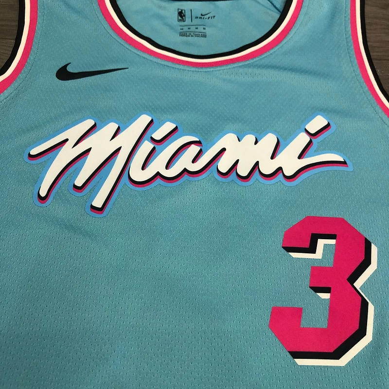 NBA Miami Heat basketball jersey round neck #3 WADE