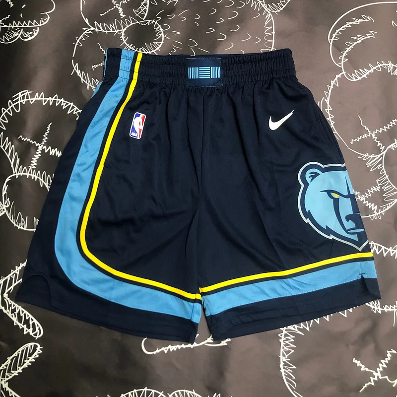 NBA Memphis Grizzlies Basketball Blue Shorts