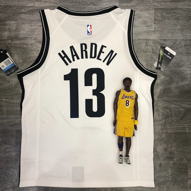 Brooklyn Nets Basketball jersey White #13 HARDEN