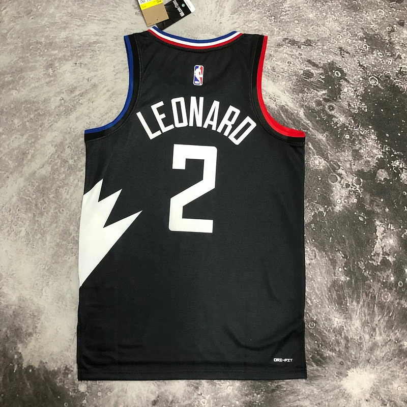 2023 Season   NBA Los Angeles Clippers Basketball jersey    trapeze  limited  #2   LEONARD