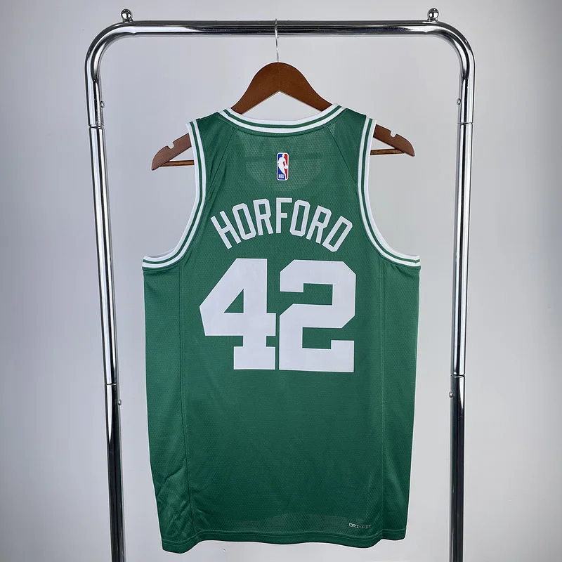 2023 Season NBA Boston Celtics Basketball Jersey Green #42 HORFORD