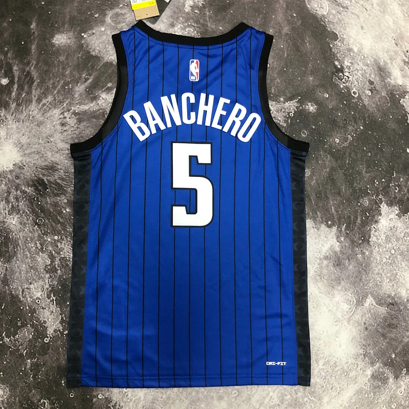 2023 Orlando Magic Basketball Jersey trapeze #5 BANCHERO