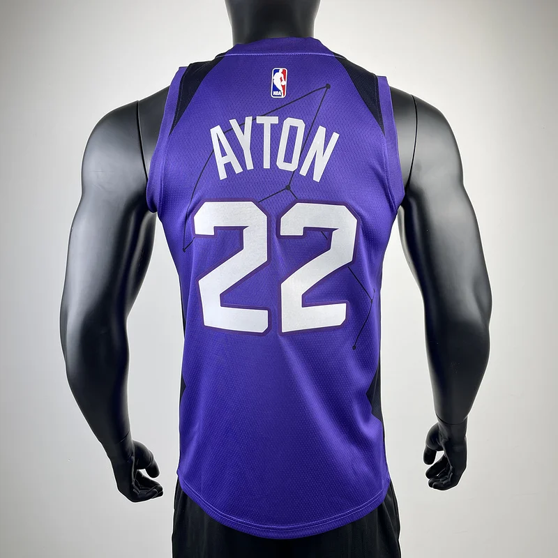 2018 Season NBA Phoenix Suns Basketball jersey city version #22 AYTON