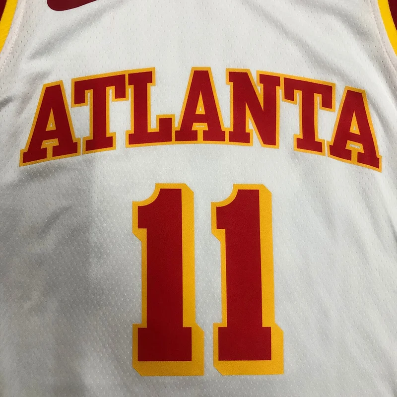 NBA Atlanta Hawks Basketball Jersey White #11 YOUNG