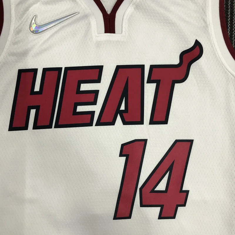 75th anniversary NBA Miami Heat basketball jersey White #14 HERRO