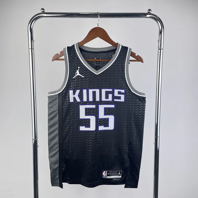 2023 Sacramento Kings Basketball Jersey trapeze limited #55 WILLIAMS