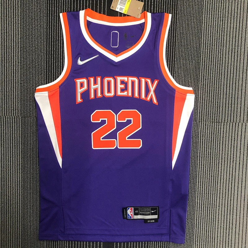 75th anniversary NBA Phoenix Suns Basketball jersey Purple #22 AYTON