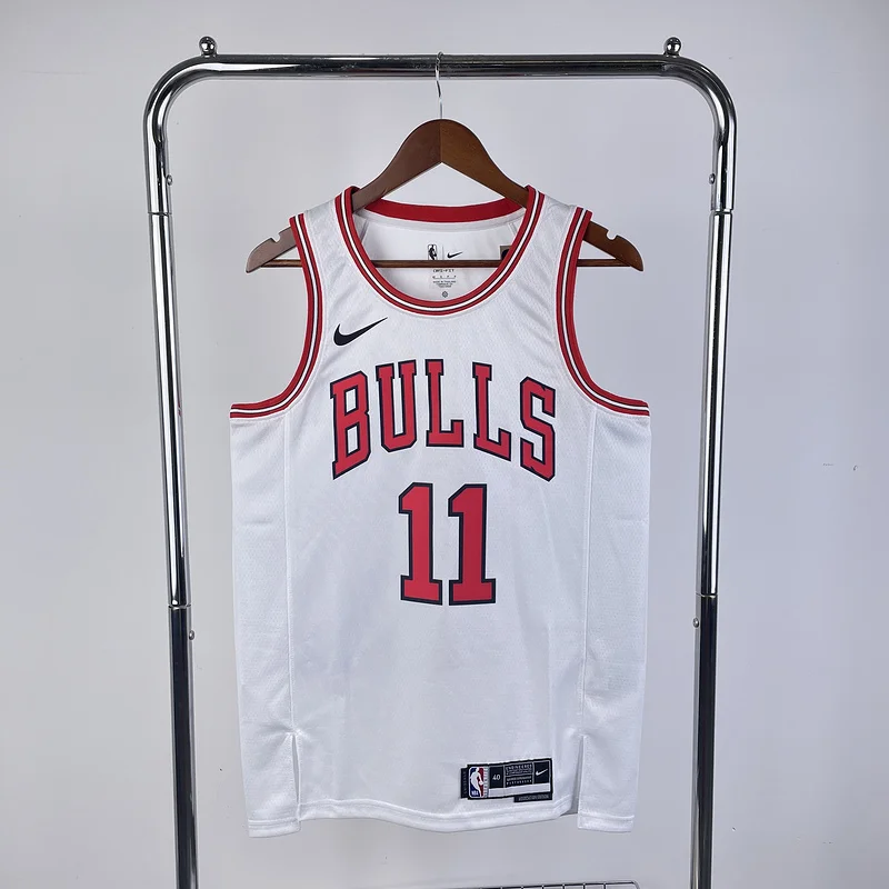 2023 Season NBA Chicago Bulls Basketball jersey white #11 DeROZAN