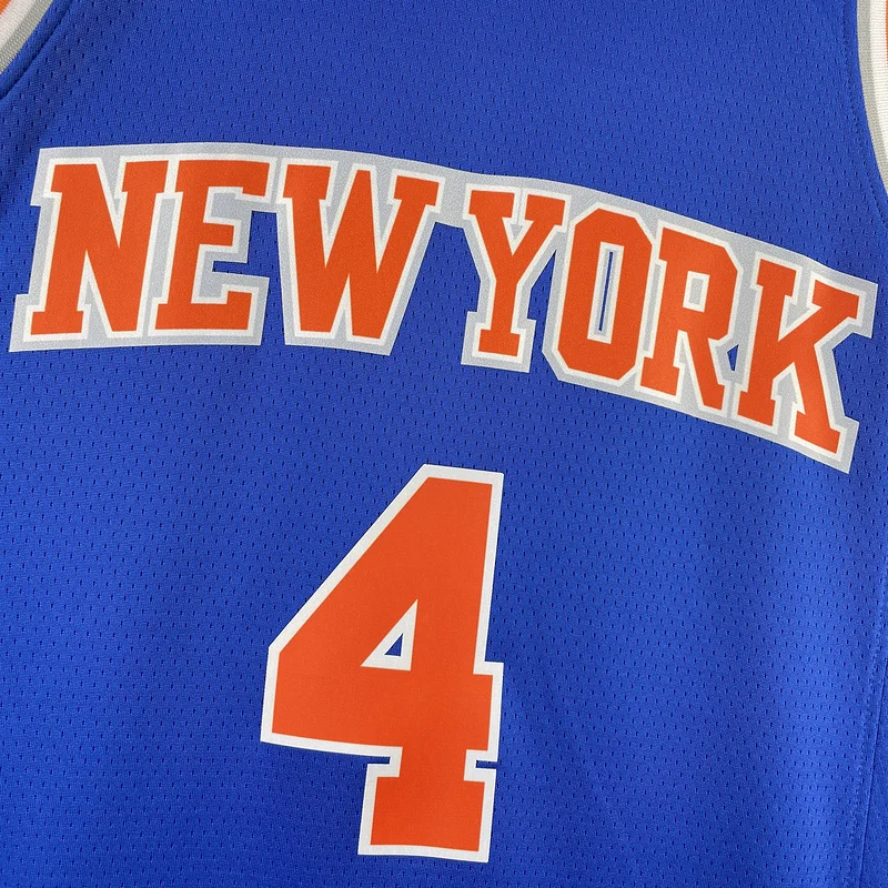 2023 New York Knicks Basketball Jersey Aawy Blue #4 ROSE