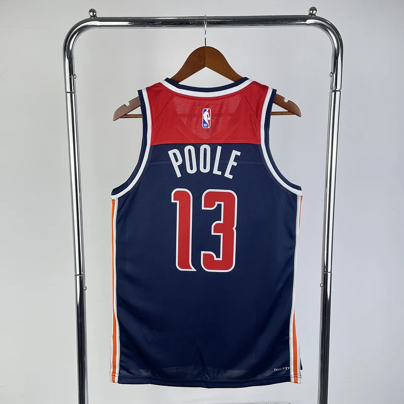 2023  Washington Wizards Basketball Jersey   trapeze  limited #13  POOLE