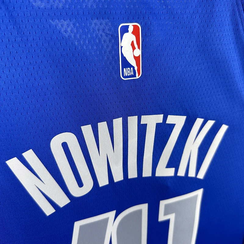 NBA Dallas Mavericks basketball jersey Blue Aawy #41 NOWITZKI