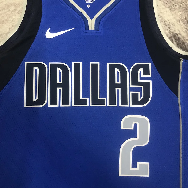 2023 Season NBA Dallas Mavericks basketball jersey Blue #2 IRVING