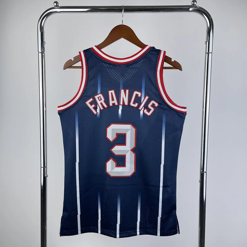 Mitchell Ness Hot Print Retro Houston Rockets Basketball Jersey 1999 2000 #3 FRANCIS