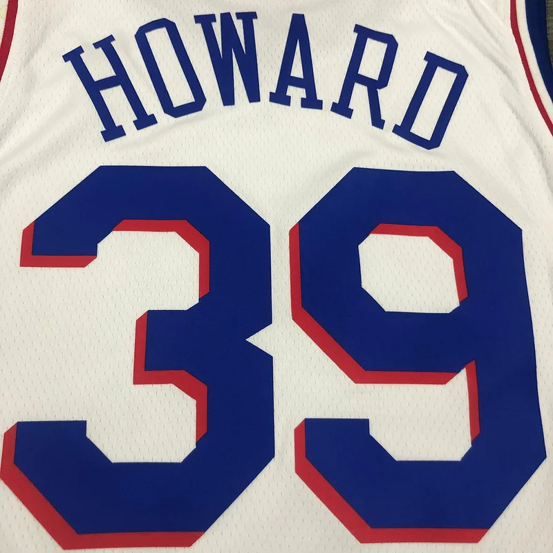 NBA Philadelphia 76ers Basketball Jersey V-neck White #39 HOWARD