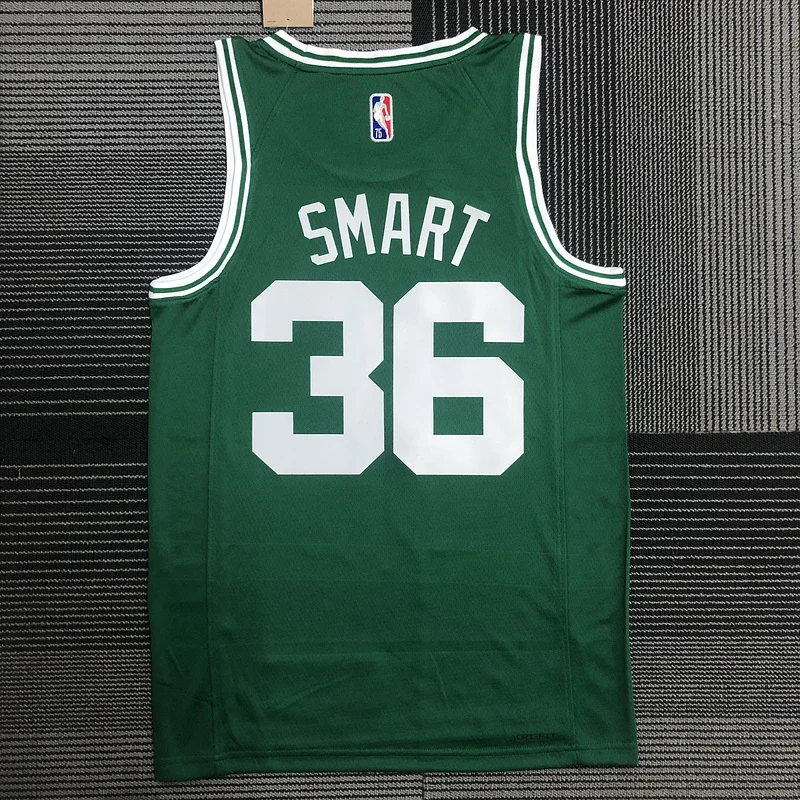 75th anniversary NBA Boston Celtics Basketball Jersey Green #36 SMART