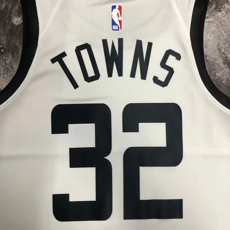 2023 Minnesota Timberwolves Basketball Jersey city version #32 TOWNS