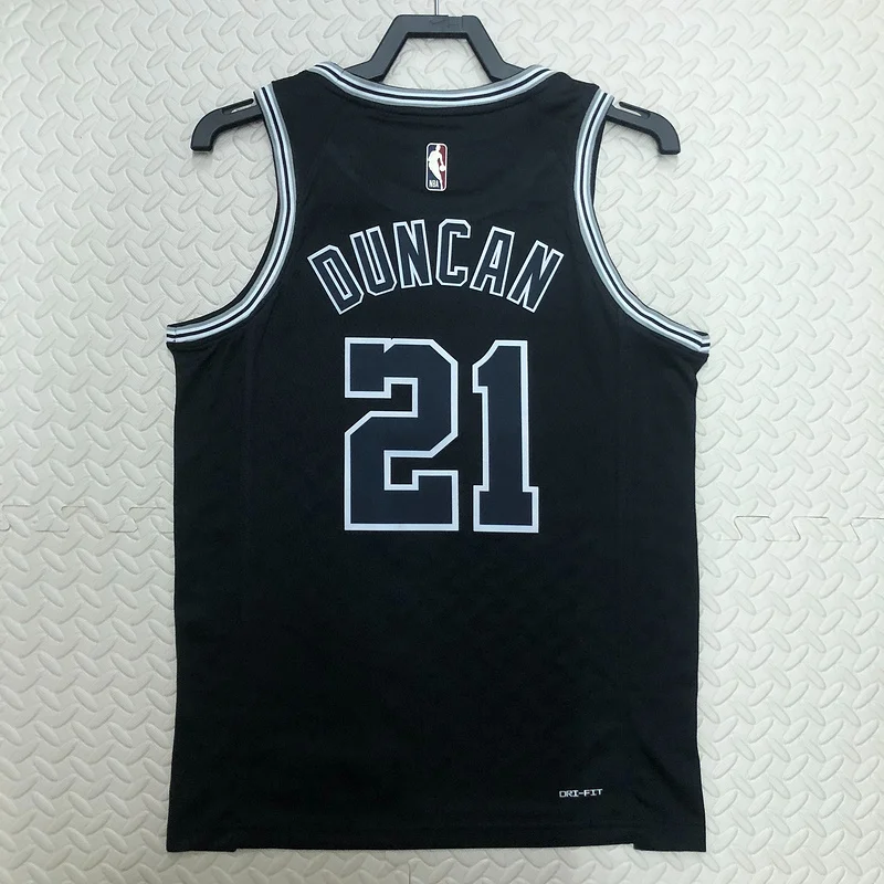 2023 San Antonio Spurs Basketball Jersey Retro #21 DUNCAN