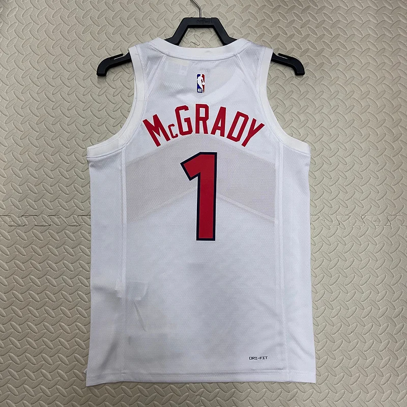 2023 NBA Toronto Raptors Basketball Jersey Home #1 McGrady