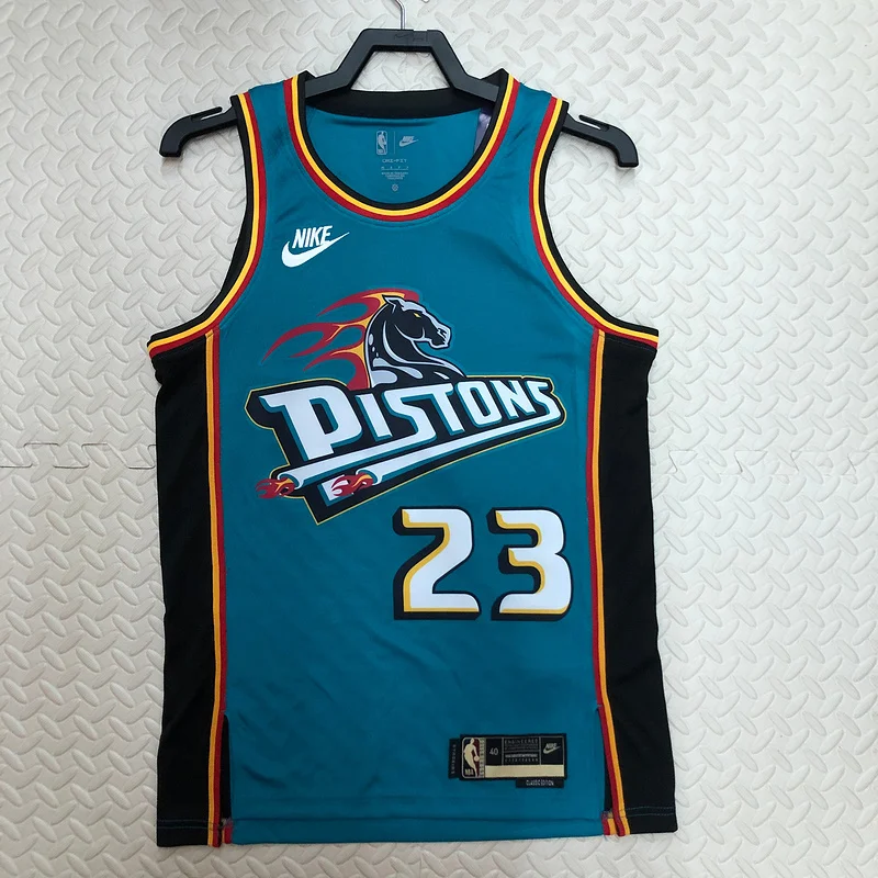 2023 Detroit Pistons Basketball Jersey Retro #23 IVEY